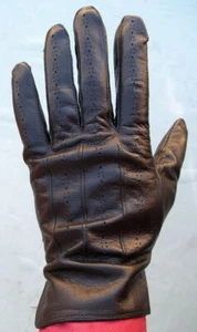 LEATHER MOTORCYCLE GLOVES – GENUINE QUALITY COWHIDE! FREE USA SHIPPING! - Bild 1 von 5