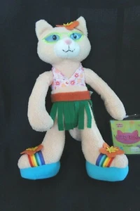 plush BESTEVER Kitty'tude "Cassandra" Doll Hawaiian dressed doll 2003 - Picture 1 of 7