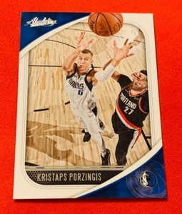 Kristaps Porzingis .. Dallas Mavericks .. 2020-21 Absolute Memorabilia Card 21 - Picture 1 of 2