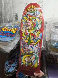 Santa Cruz Christian HOSOI PICASSO 2012 Mazzo di skateboard rosso - Foto 1 di 5