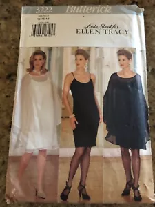 BUTTERICK #3222 - SEÑORA CÓCTEL VESTIDO DE NOCHE Y OVERVESTIDO PATRÓN 14-18 FF - Imagen 1 de 2