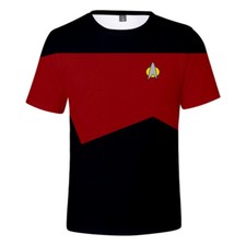 Star Trek Short Sleeve T-Shirt Casual 3D Printed T-Shirt Unisex Adult Tee Tops