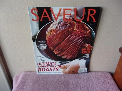 SAVEUR  MAGAZINE." FOOD & COOKING FROM AROUND THE WORLD"   NOVEMBER,  2014 - Image 1 of 4
