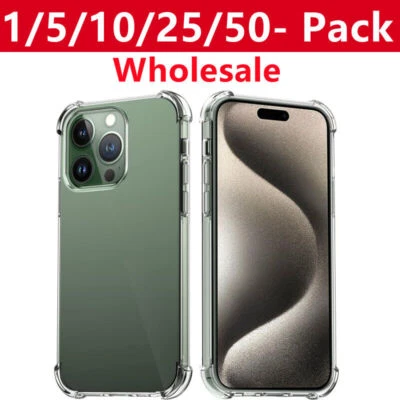 For iPhone 17 Pro Max Air 16 15 14 13 12 11 Wholesale Bulk Lot Shockproof Case - Image 1 of 4