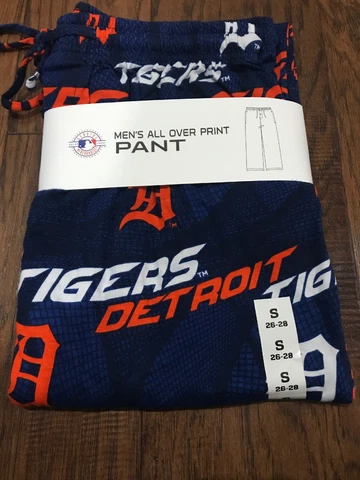 NEW Men’s Detroit Tigers Sleep Pants PJs Pajama Pants Size S or M Cover