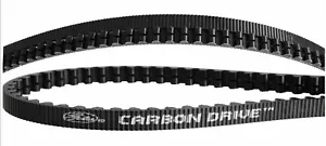 Gates CDX Strap 130 Teeth Black Carbon Drive Belt Centre Track - New - Picture 1 of 5