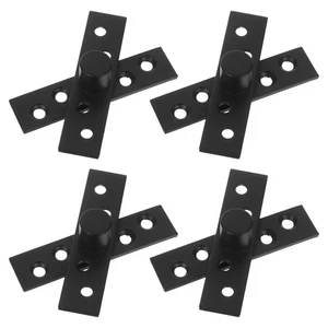  4 Stück Edelstahl versteckte drehbare Türscharniere: 360 ° unsichtbare Mittelwelle - Bild 1 von 17