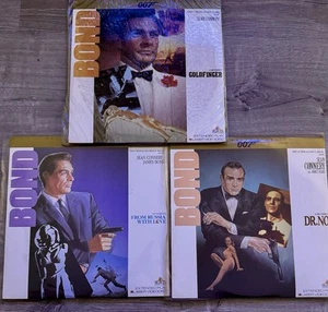James Bond Laserdisc LOT 3 Sean Connery Collection Russia/love Dr No Goldfinger - Picture 1 of 1