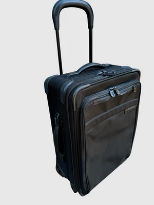 Briggs & Riley Baseline 20" CarryOn Expandable Ez Pocket Upright Bag Black VGC - Image 1 of 4