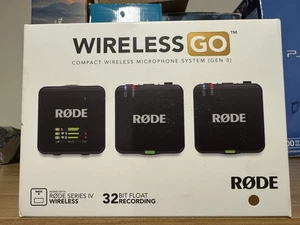 RHODE Wireless GO III Compact Wireless Microphone System (gen 3) NEW - Picture 1 of 5