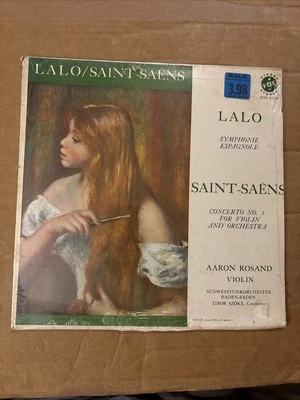 Lalo Symphonie Espagnole/Saint-Saëns Concerto No. 3 NEW Sealed Vinyl LP Record Foto 1 de 4