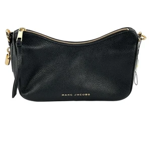 Marc Jacobs Tasche Schulter Crossbody schwarz Pebbled Leder Drifter Padlock - Bild 1 von 8
