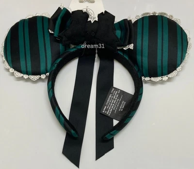 Nuevo con etiquetas Diadema Oreja Disney La Mansión Embrujada Fantasma Anfitrión Minnie Mouse Foto 1 de 3