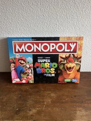 Monopoly Nintendo super Mario bros le film Jeux De Société Familial - Photo 1/4