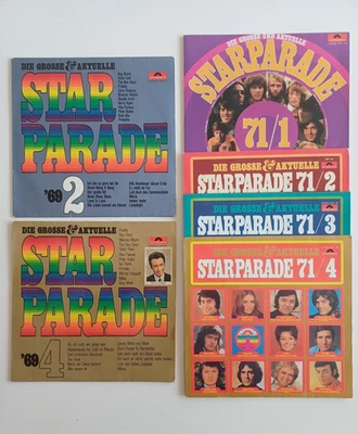 Die Große & aktuelle Starparade 69/2 69/4 71/1 71/2 71/3 71/4 LP Polydor Auswahl - Bild 1 von 4