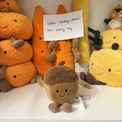 Jellycat Amuseable Acorn BNWT (Small 4") - 100% Authentic - Retired Fast Ship US - Image 1 of 4