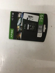Carte micro SD PNY Elite-X 64 Go, MicroSDXC, A1, V30, classe 10, 100 Mo/s (44237) - Photo 1 sur 3
