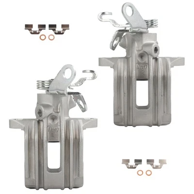 For 11-15 Volkswagen Eos 10-13 Audi A3 2pcs Silver Rear Brake Calipers Foto 1 de 4