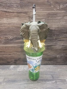 Tazza ELEFANTE vintage Disney's Animal Kingdom Drinkworks da collezione con paglia - Foto 1 di 5