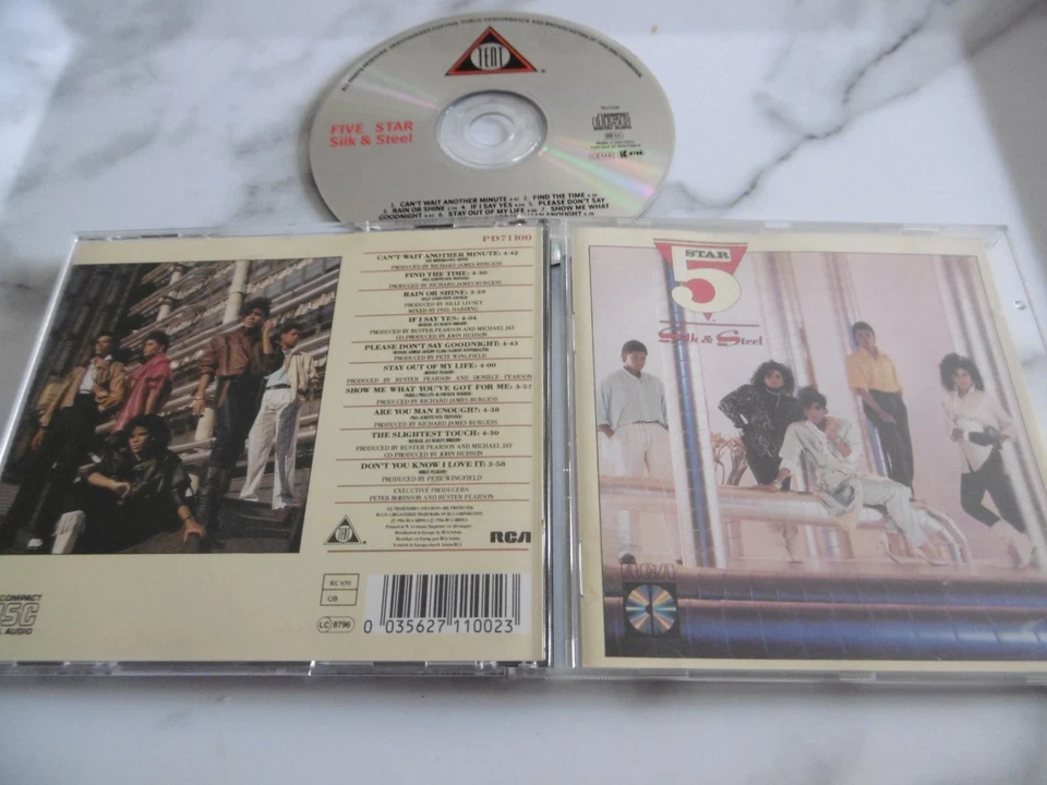5 STAR Five Star Silk & Steel CD 1986 Can't Wait Another Minute Rain Or Shine - Bild 1 von 1