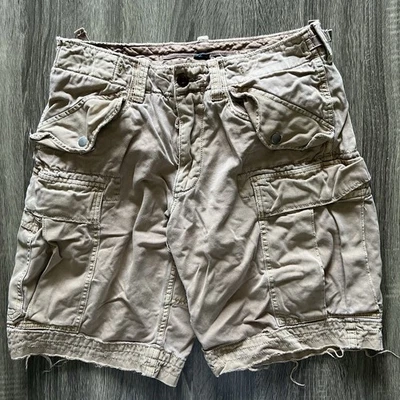 Pantalones Cortos De Colección Polo Ralph Lauren Para Hombres Carga Talla 31 Caqui MUY DESGASTADOS  Foto 1 de 4