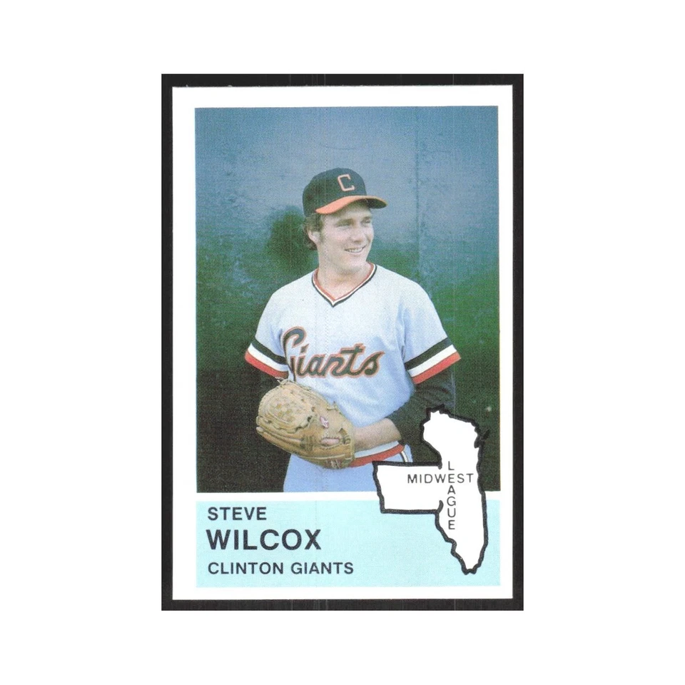 1982 Fritsch Minor League Steve Wilcox Clinton Giants #11.0 - Image 1 of 3