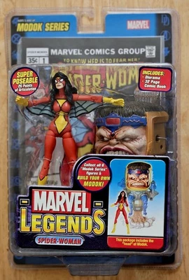 ToyBiz Marvel Legends Modok BAF SPIDER WOMAN Jessica Drew 6" Action Figure 2006 - Image 1 of 4