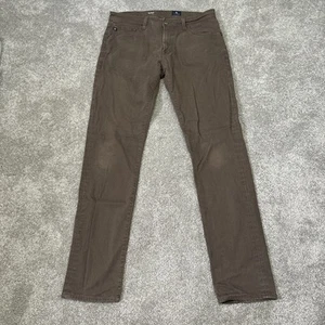 AG Adriano Goldschmied Pants Mens 34x34 Brown The Tellis Modern Slim - Picture 1 of 6