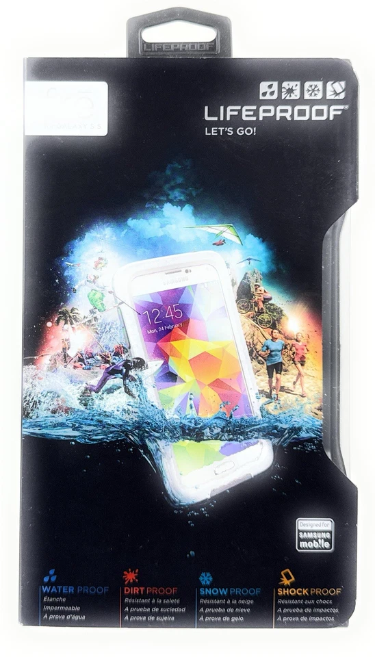 Funda Impermeable LifeProof FRĒ para Samsung Galaxy S5 - Blanca | Protección Completa Foto 1 de 1