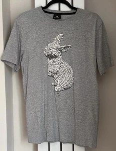Paul Smith Men's Grey Rabbit T Shirt Size Medium - Picture 1 of 4