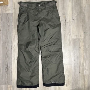Columbia Men's Arctic Trip Ski Snow Pants Waterproof Size M Olive G Style XM8185 - Picture 1 of 10