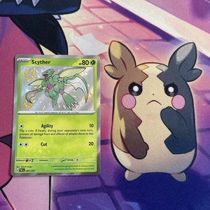 Pokemon Karte | Scyther 095/091 SV Paldean Fates Baby Shiny Rare Holo - Bild 1 von 4