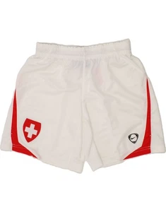 NIKE Pantaloncini Sportivi Ragazzi Svizzera Grafici 10-11 Anni Medium Bianco BW47 - Foto 1 di 3