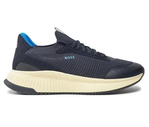 Boss Sneaker Herren Dunkelblau Freizeit Sneaker mit Logo - TTNM Evo Slon Größe 7 - Bild 1 von 5