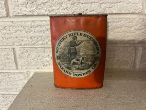 Antique Hazard Powder Co. Powder Can Kentucky Rifle Powder Late 1800's - Picture 1 of 5
