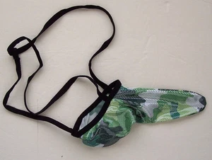 N337 Lo último Sexy Para hombres Bolsa de Bolsillo Mangas Camuflado Puntos Plateados Impreso - Imagen 1 de 1