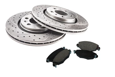 For BMW 3 E46 316I 316CI 318I 318CI 1999-2005 BRAKE DISCS PADS GT0424 280MM REAR - Image 1 of 4