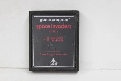 SPACE INVADERS (Atari 2600, 1980) Text Label Varient Cart Only - Image 1 of 2