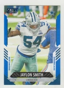 Jaylon Smith 2021 SCORE SHOWCASE BLUE PARALLEL /100 DALLAS COWBOYS - Picture 1 of 1