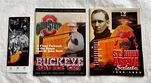 1998 OHIO STATE Basketball LAST GAME ST. JOHN ARENA Ticket-Program-Commemorative - Picture 1 of 10