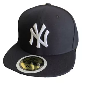 Gorra de béisbol ajustada talla juvenil de los New York Yankees azul marino azul marino - Imagen 1 de 4