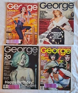 George Magazine Salma Hayek, Barbara Streisand, Drew Barrymore Women In Politics - Picture 1 of 6