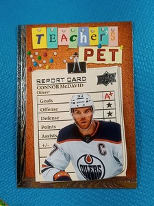 2023-24 Upper Deck Series 1 Connor McDavid SP Teachers Pet Card#TP-24 Oilers🔥🏒
