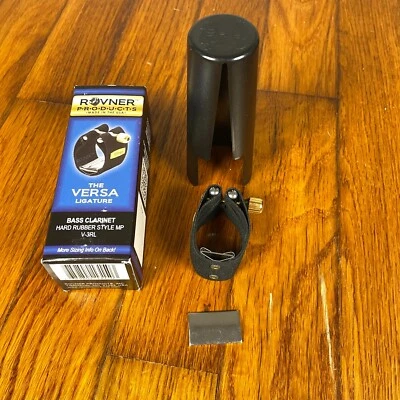 Ligadura y tapa de clarinete Rovner Versa para boquillas de clarinete bajo KB1 Foto 1 de 4