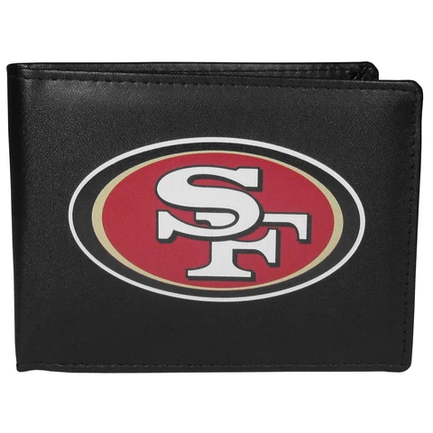 Siskiyou Sports NFL Unisex San Francisco 49ers Bi-fold Wallet Large Logo Cover
