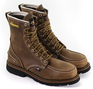 Thorogood Men's 1957 Series 8" Moc Toe Waterproof Steel Toe Work Boots 804-3898 - Picture 1 of 5