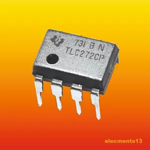 TLC272CP TEXAS INSTRUMENTS INTEGRATED CIRCUIT PRECISION AMPLIFIERS PDIP8 - Picture 1 of 2