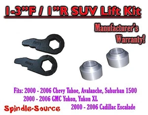 1-3" / 1" Torsion Key Lift Spacer Kit FOR 2000 - 2006 Chevrolet GMC 1500 - Picture 1 of 1