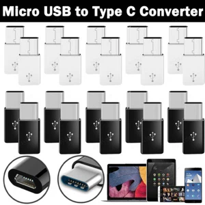 Micro USB Female to Type C Male Adapter Converter Micro-B to USB-C Connector USA - Picture 1 of 10
