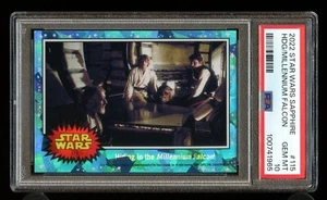 2022 Star Wars Sapphire - HIDING IN THE MILLENNIUM FALCON #115 - PSA 10 GEM MINT - Picture 1 of 4